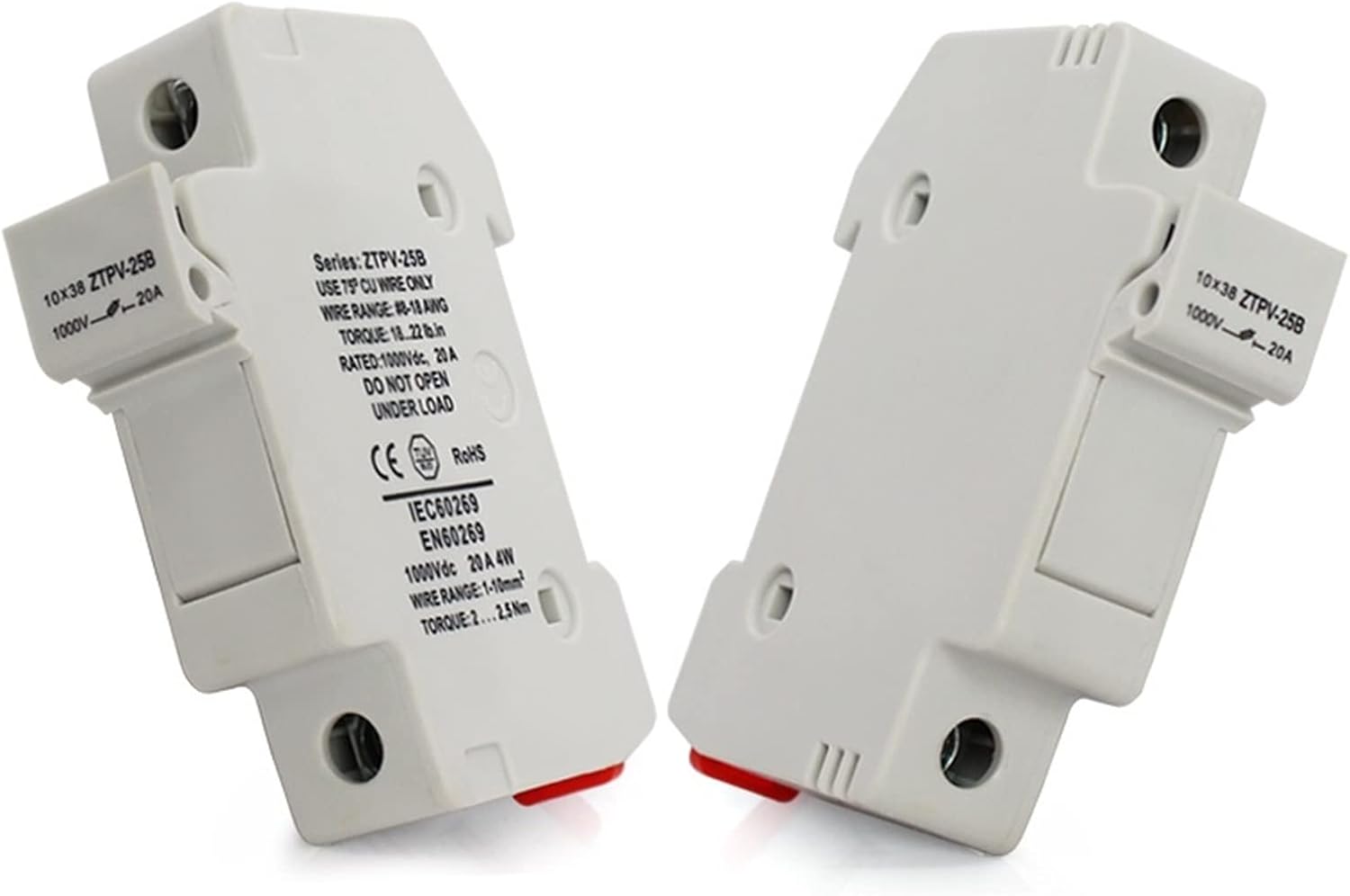 10 PCS Fuse Holder for PV 1000V DC