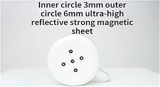 Positioning Targets for 3D Scaner 1000 Points Hand-held Laser 3D Scanner 3D Magnetic Marking Point, 3D Scanner Paste Point Reflector Marking Point, 3D Scanner Reflective Film Marking Point for DIY Hom