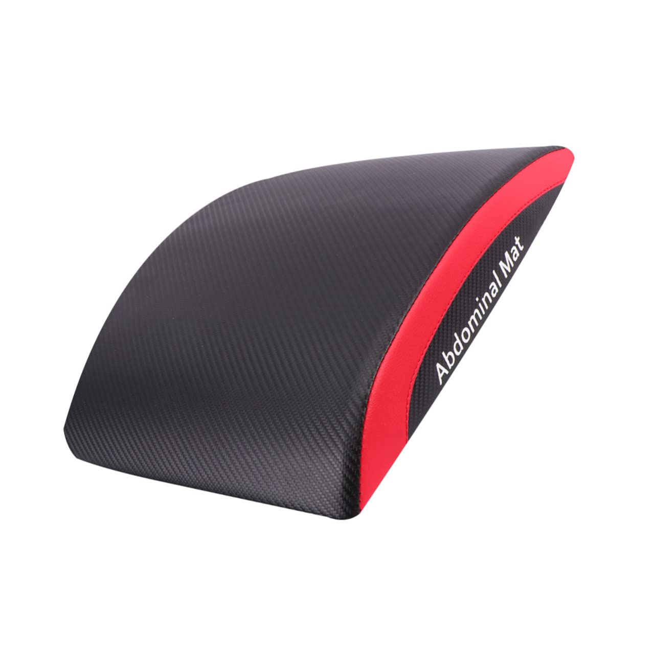 SUPVOX 1Pc Abdominal Exercise Mat Foldable Training Board Cushion for Sit Ups Back Support Durable Abdominal Pad for Complete Core Workouts Black Red