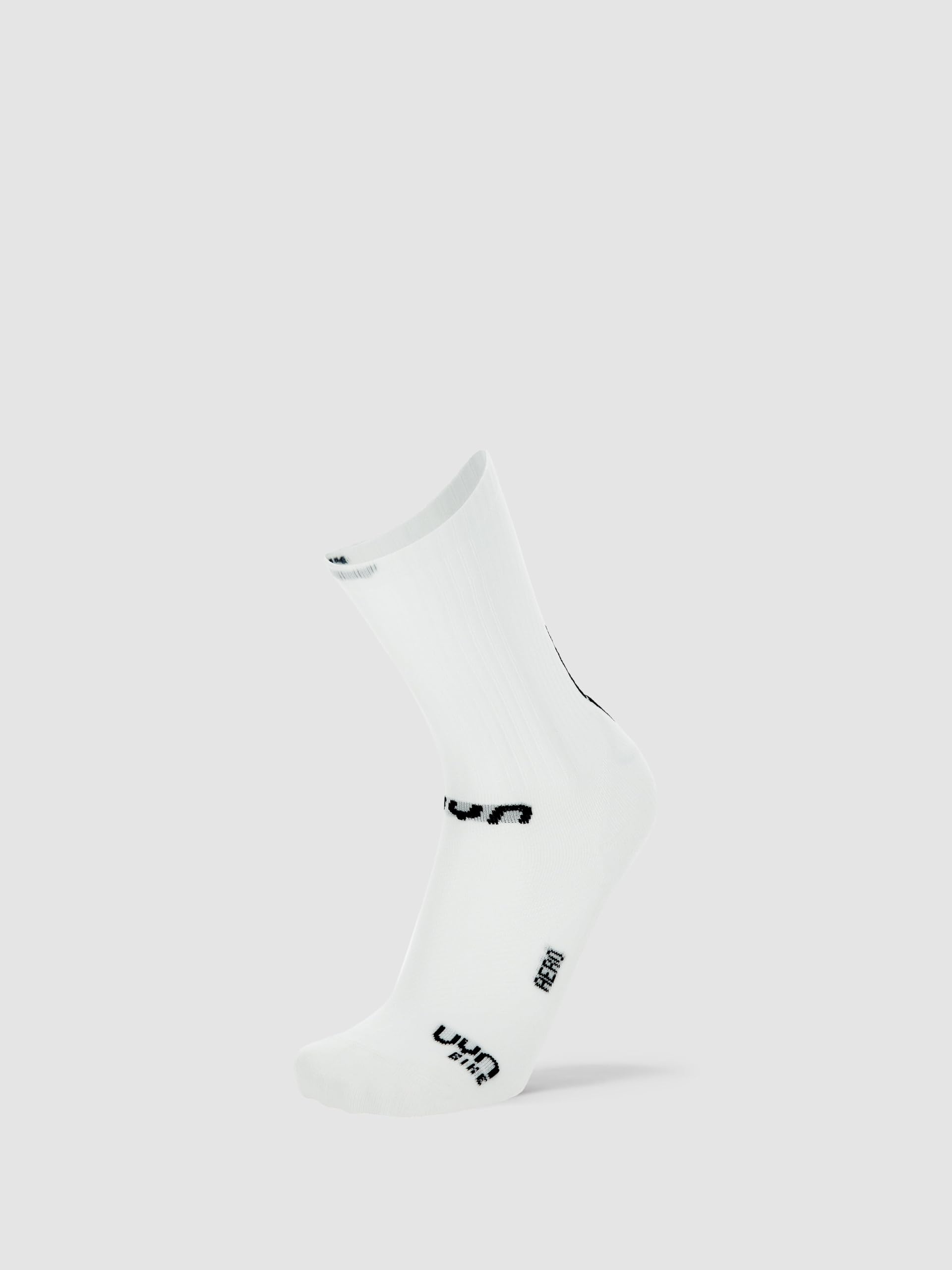 UYN S100227 CYCLING AERO Socks Men's White black 38