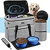 Large Dog Travel Bag with Double Layer Organizer