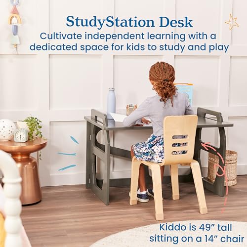 Kids StudyDesk, Grey Wash