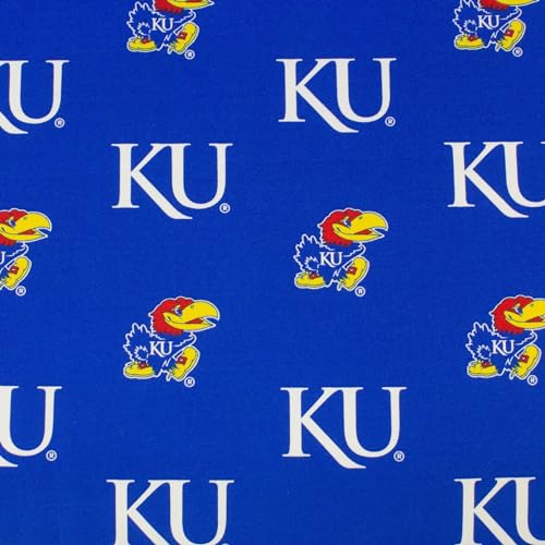 Image of College Covers Everything Comfy Kansas Jayhawks 2 Piece Chair Cushion