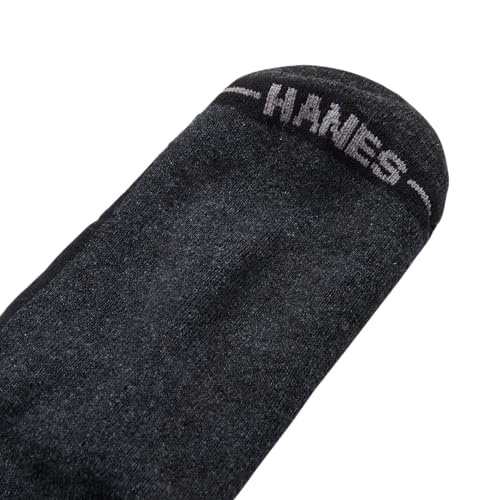 Image of Hanes Men's Crew Socks Pack, 8 Pairs, Max Cushion Moisture-wicking Ankle Socks for Men, Cushioned Ankle Length