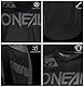 O’NEAL | Motocross-Jersey Langarm | MX Enduro | Gepolsterter Ellbogenschutz, V-Ausschnitt, atmungsaktiv | Element Jersey Racewear V.24 | Erwachsene | Schwarz Grau | Größe M