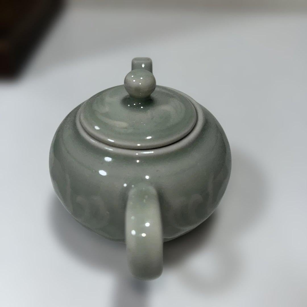 Amazon.co.jp: 中国龍泉 青磁 急須 景徳鎮 ミニポット 茶器 : ホーム