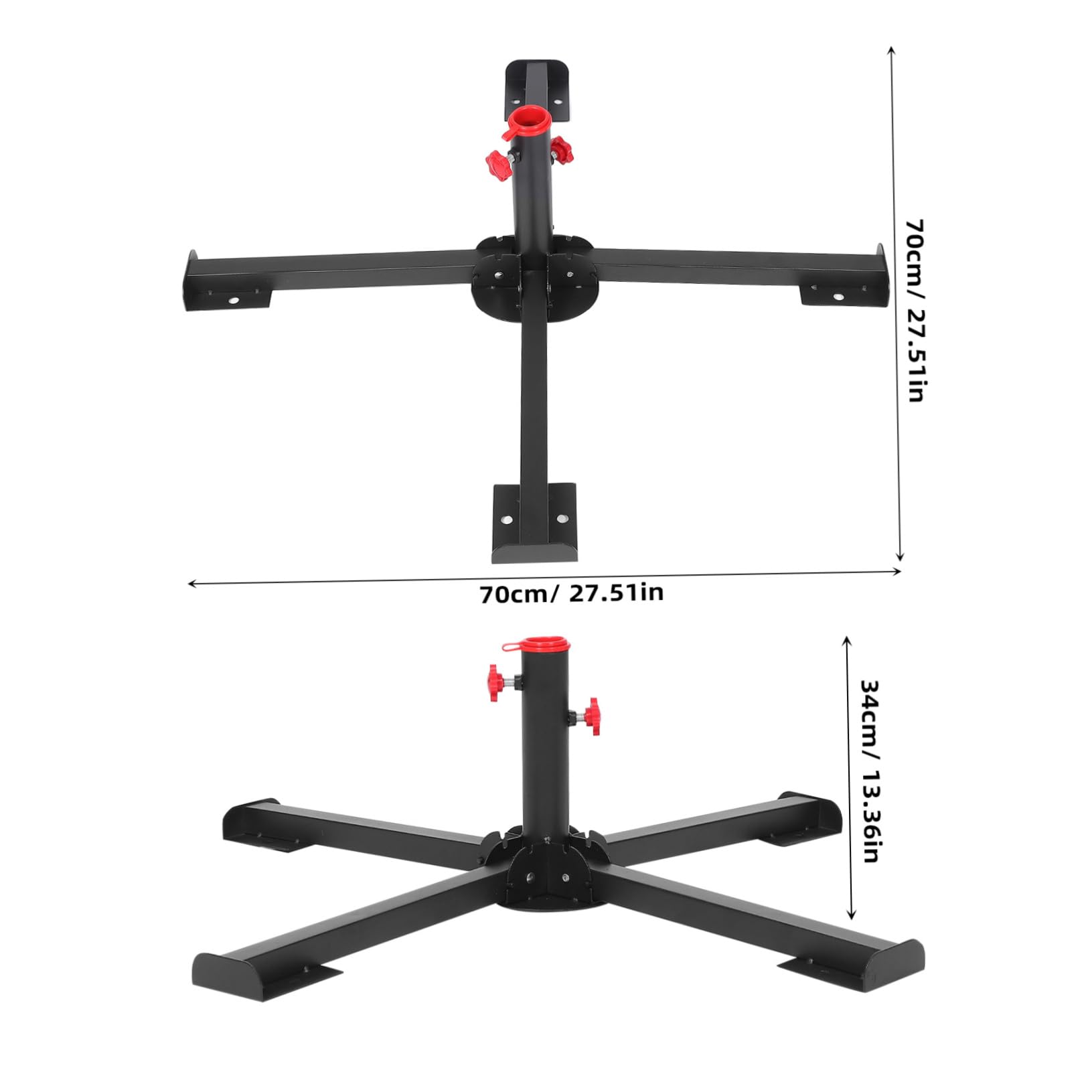 MAGICLULU Base de Árbol de Navidad Plegable de Acero Inoxidable Soporte