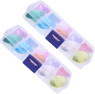 TOYANDONA 2 Caixas De Brinquedos De Diamante Gemas De Tesouro Brinquedos De Afundamento De Piscina Presentes De Piscina Pedras Preciosas Simulação De Diamantes Brinquedo De Tesouro De