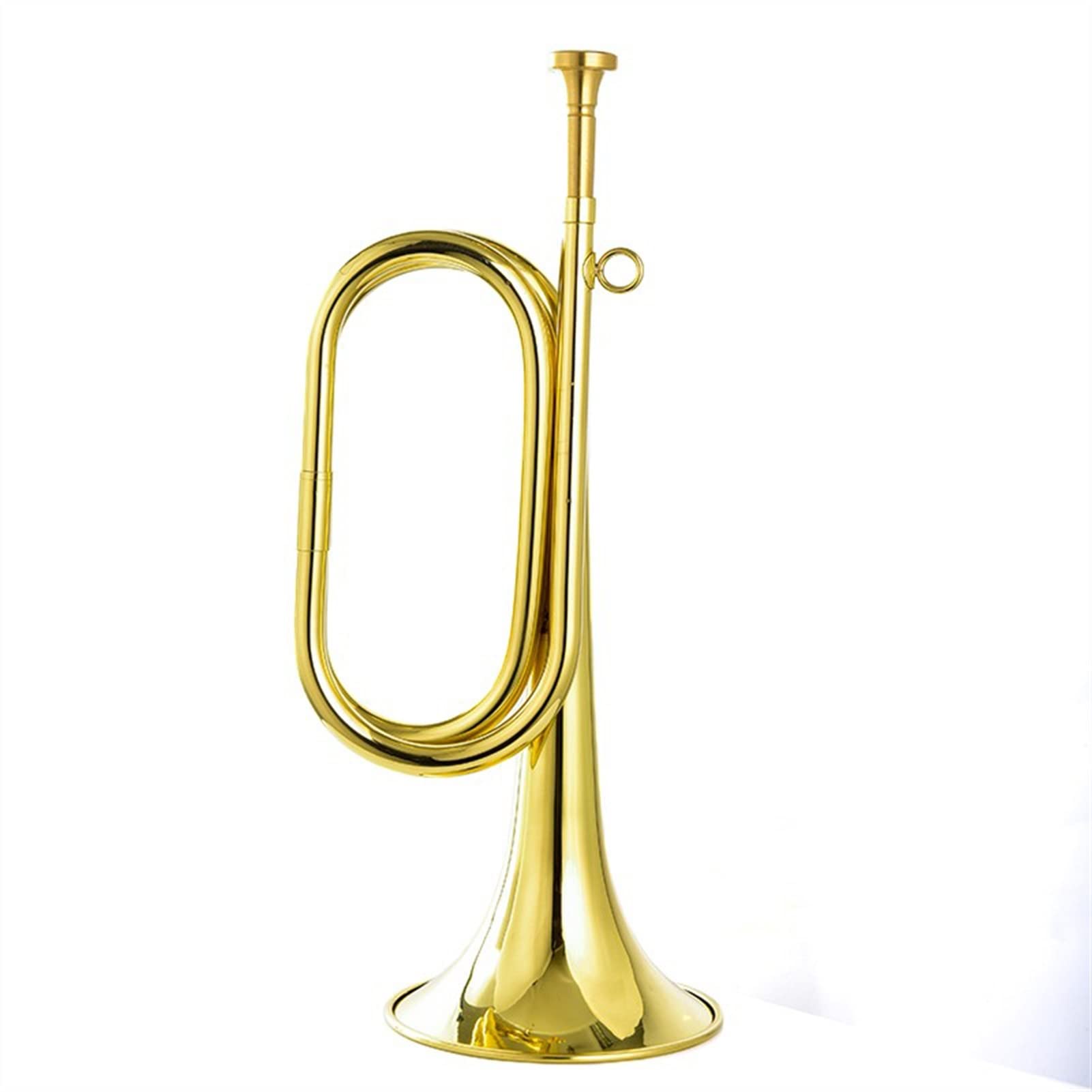 ZENGXUE Gran Paso De Asamblea De Emergencia Número Antiguo Banda De Cuerno Trompeta Exquisito Artesanía Instrumento Musical Bronce Cuerno Trompeta estudiantil
