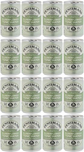 Fentimans Elderflower Tonic Water 16 x 150ml (16 Cans)