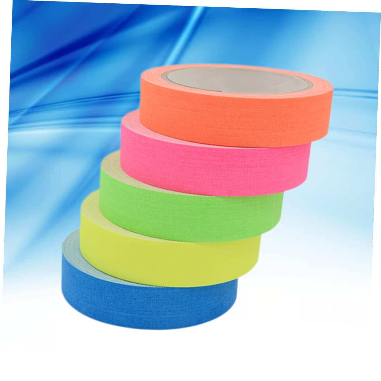 STOBOK 10stücke Fluoreszierendes Klebeband Neon Gaffer Tape Für Dunkelheit in Farben Für Partys Deko Kreative Anwendungen
