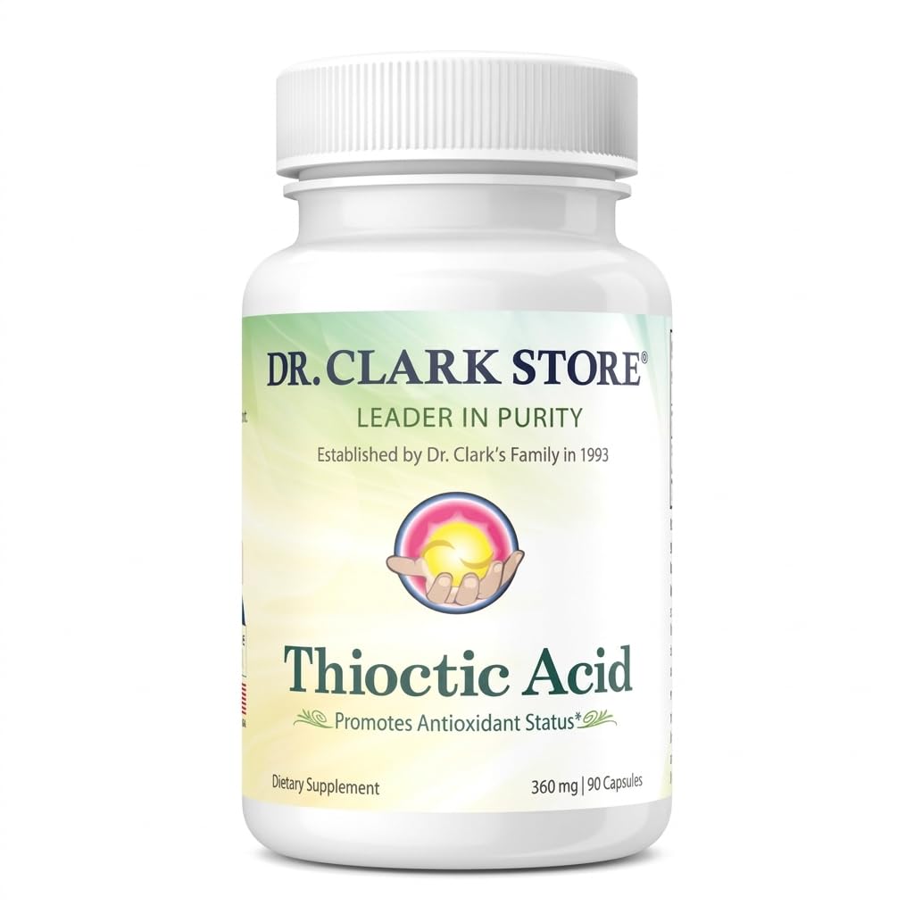 Dr. Clark Alpha Lipoic Acid (Thioctic Acid), 360 mg 90 Capsules