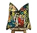 Toll2452 Housse de Coussin Design Fridas Garden