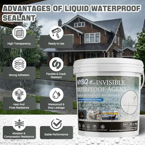 Image of NYBQ Waterproof Sealant Coating 282oz, Invisible Waterproof Agent