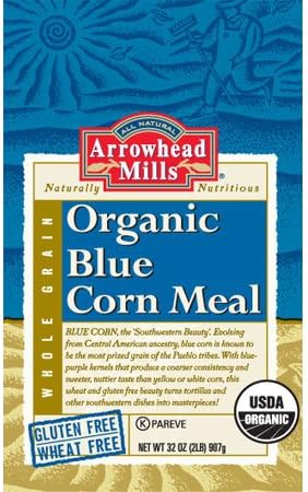 Arrowhead Mills Organic Blue Cornmeal (2x2lb)