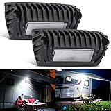 SUPAREE Led RV Lights Exterior, 12 Volt Exterior RV Lights, Led RV Porch Light 750 Lumen Black...