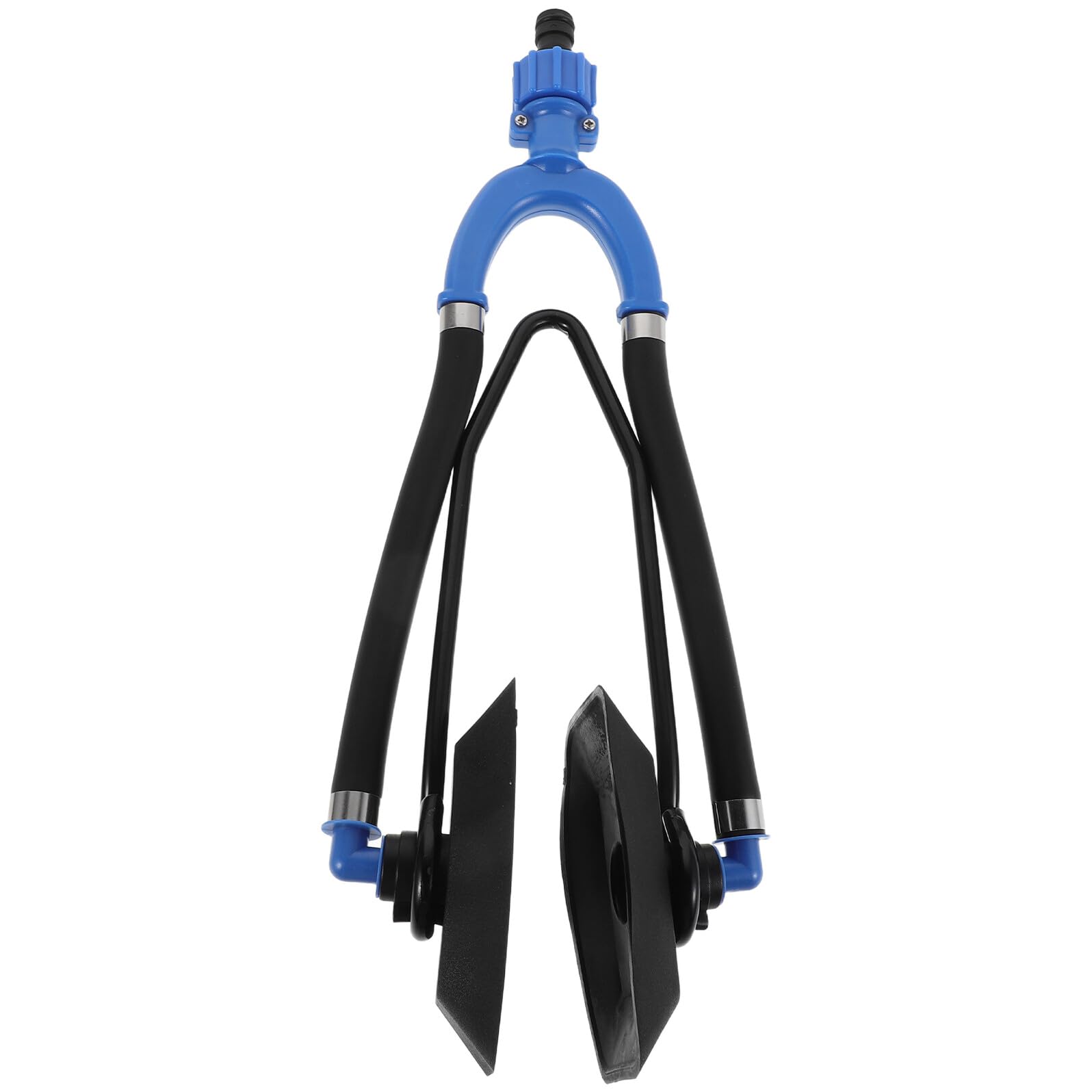 KOMBIUDA Manicotto di Lavaggio Doppio per Motori Fuoribordo Barca, Manicotti Acqua Fuoribordo 16x5,9" Connessione Rapida, Pulitore Motore Marino per Manutenzione Yacht e Imbarcazioni