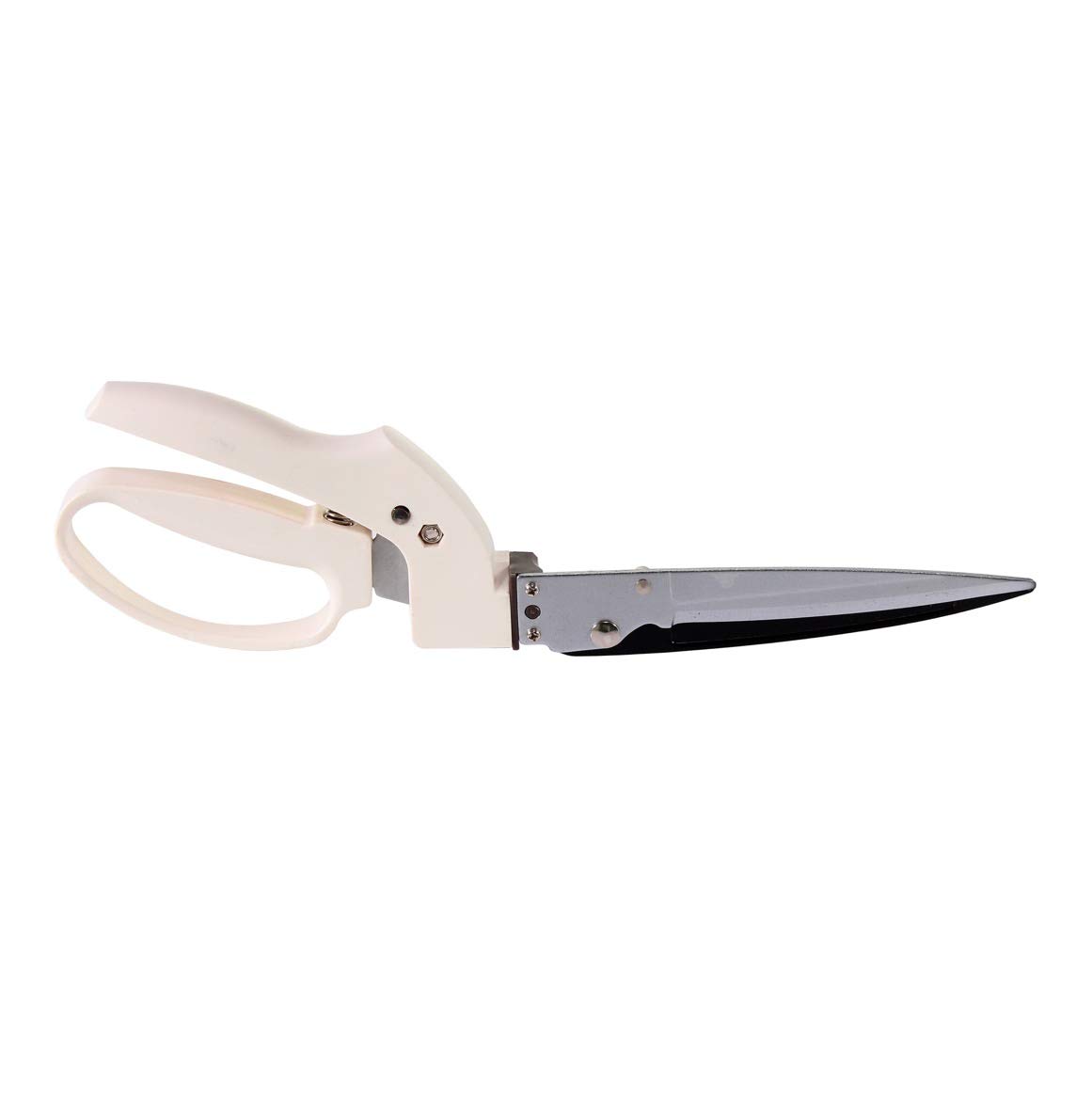 Fiskars Tijeras para corte de césped y setos GS41, Blanco/Naranja, FiberComp/Acero, 1026917