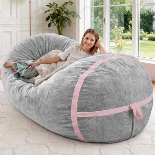 Image of 5FT Bean Bag Chair 5'Giant Bean Bag Chairs with Adults, Large Beanbag Chair