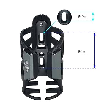 まいたん Amazon | Mr Quick製 オートバイ 自転車用 ドリンクホルダー