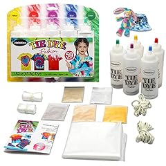 5-farbiges Batik-Set mit 5 leuchtenden...