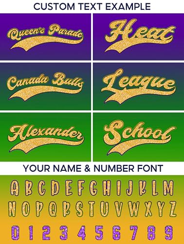 Camiseta personalizada de béisbol con botones, nombre y número para espíritu festivo y uniforme de equipo miniatura 3