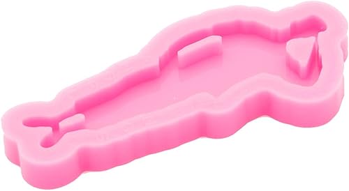 Miniatura 4 de Llavero con forma de soldado brillante brillante con agujero, molde de cristal de caramelo, collar, joyería epoxi, moldes de silicona para