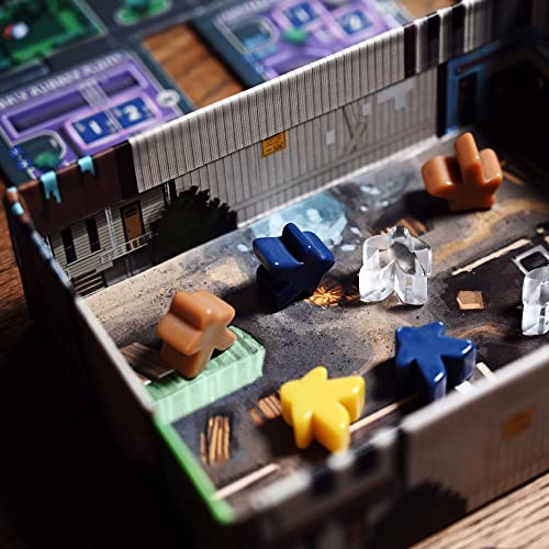 aeg rolling heights  roll your meeples build the city  push your luck pool building construction game set in the 192039s  2-4 players  ages 10