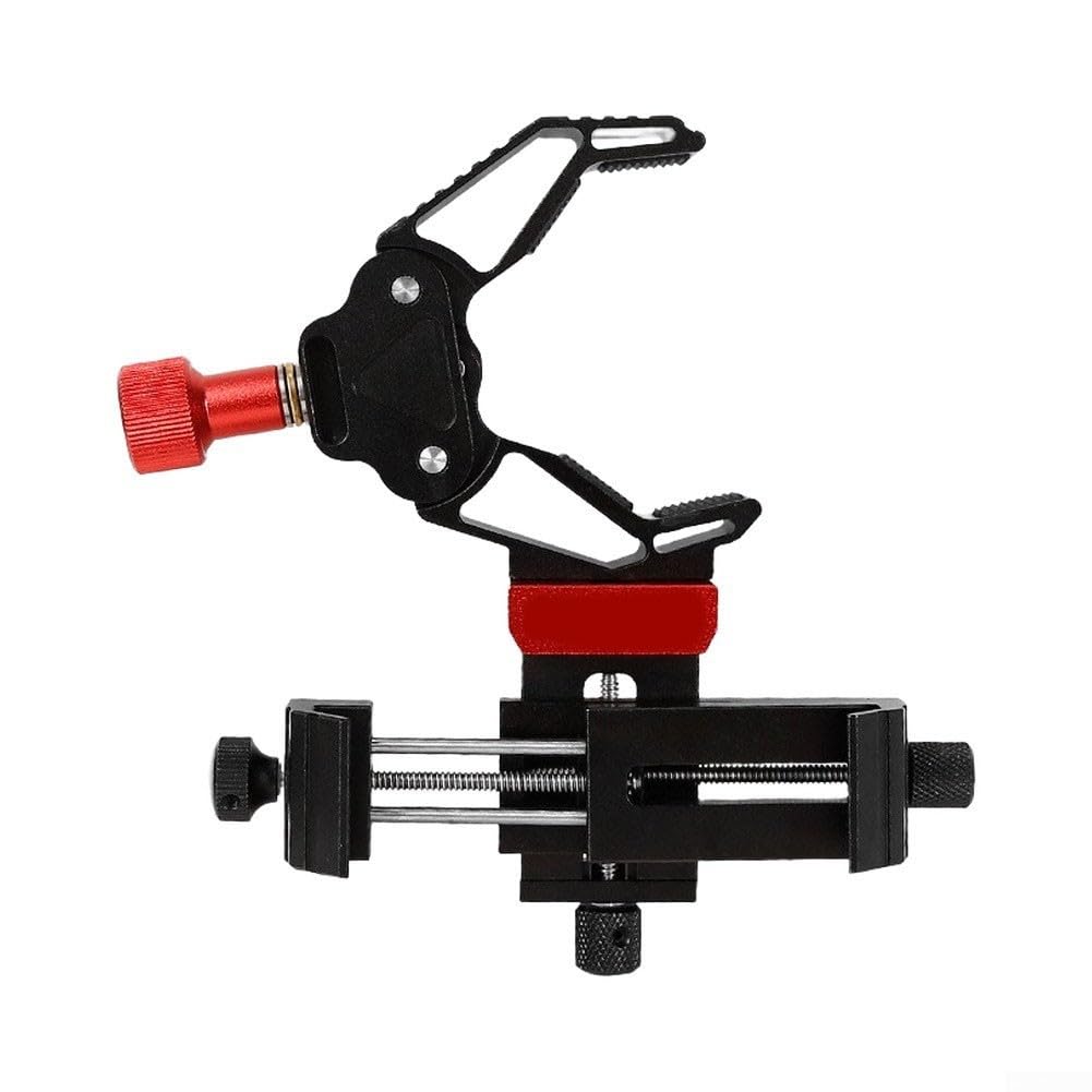 Adattatore Binocolo Microscopio Lega Alluminio per robusto Adattatore | Lega alluminio leggera, compatibile 20-60mm, ideale per telescopi astronomici e terrestri, finitura antiscivolo