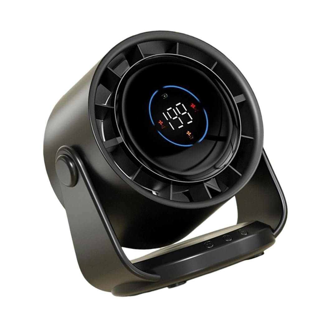 Ventilateur de refroidissement puissant 4000 mAh avec affichage numérique en ABS