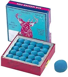 Caixa Sola Master Original 50un Eua Taco Sinuca Bilhar 13mm