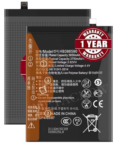 Image of Original HB386589ECW | HB386590ECW Battery Compatible for Huawei Honor 8X | Honor 20 | Honor Play | Honor View 10 (Honor V10) - (3750mAh) - 1 Year Warranty JK1