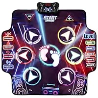 Dreamon Dance Mat Toy for Girls 3+ 6 7 8 Year olds, Dance Mats Presents Gift for Grils, with Wireless Bluetooth & Light-up Arrow, Dance Mat Game Adults Kids Christmas Birthday Gift Age 4 5 6 7 8 9 10