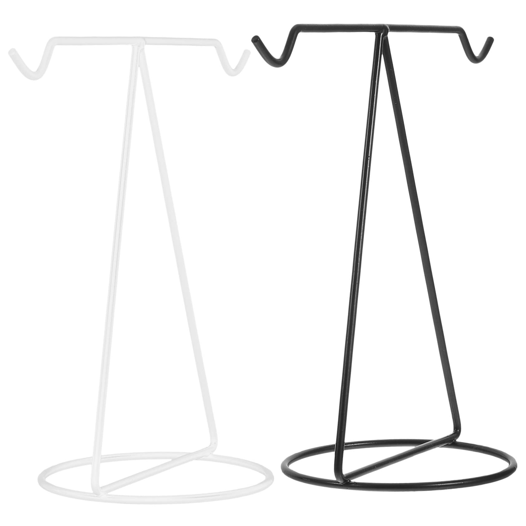 Healvian 2 Set Organizzatore Di Stoccaggio Degli Orecchini Cremagliera Porta Collana Autoportante Gioielli Per Ragazze Titolare In Piedi Espositore Per Gioielli Ferro Battuto 2 Pezzi*2