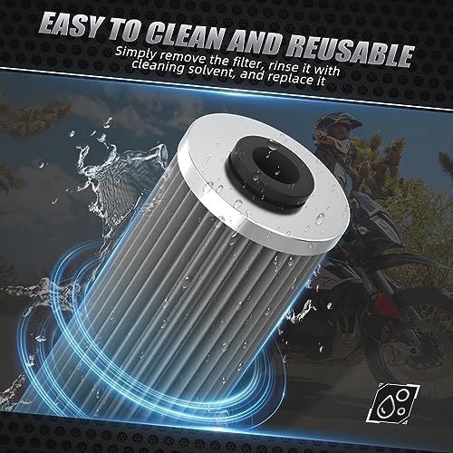 Cartouche de filtre à huile haute performance lavable pour Norden 901 et Supermoto - 3