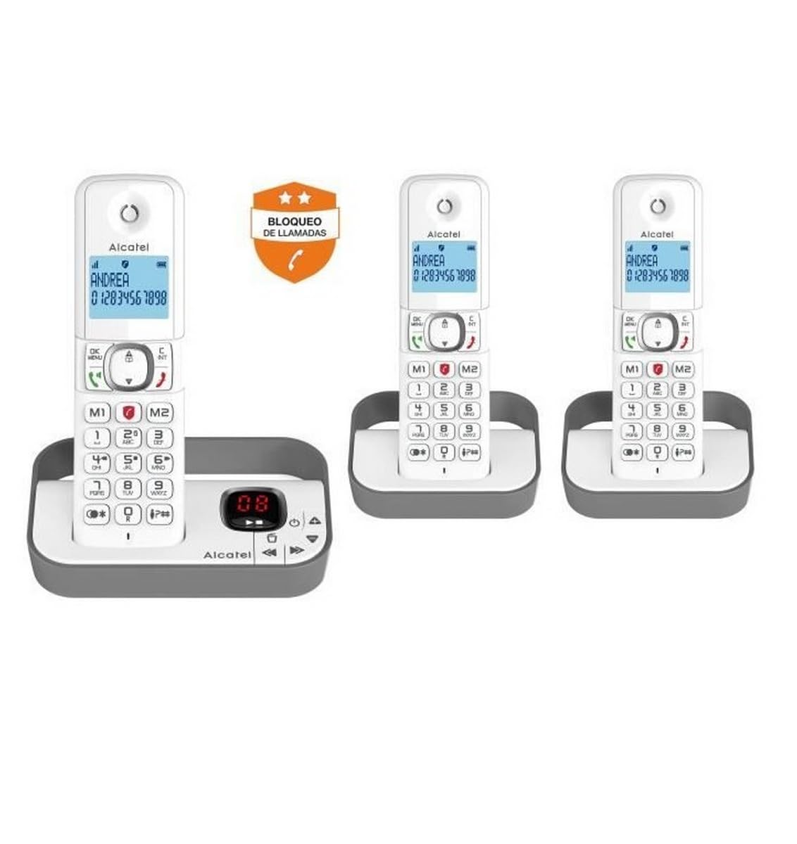 Téléphone Sans Fil Avec Répondeur - F860VOICETRIOGREY
