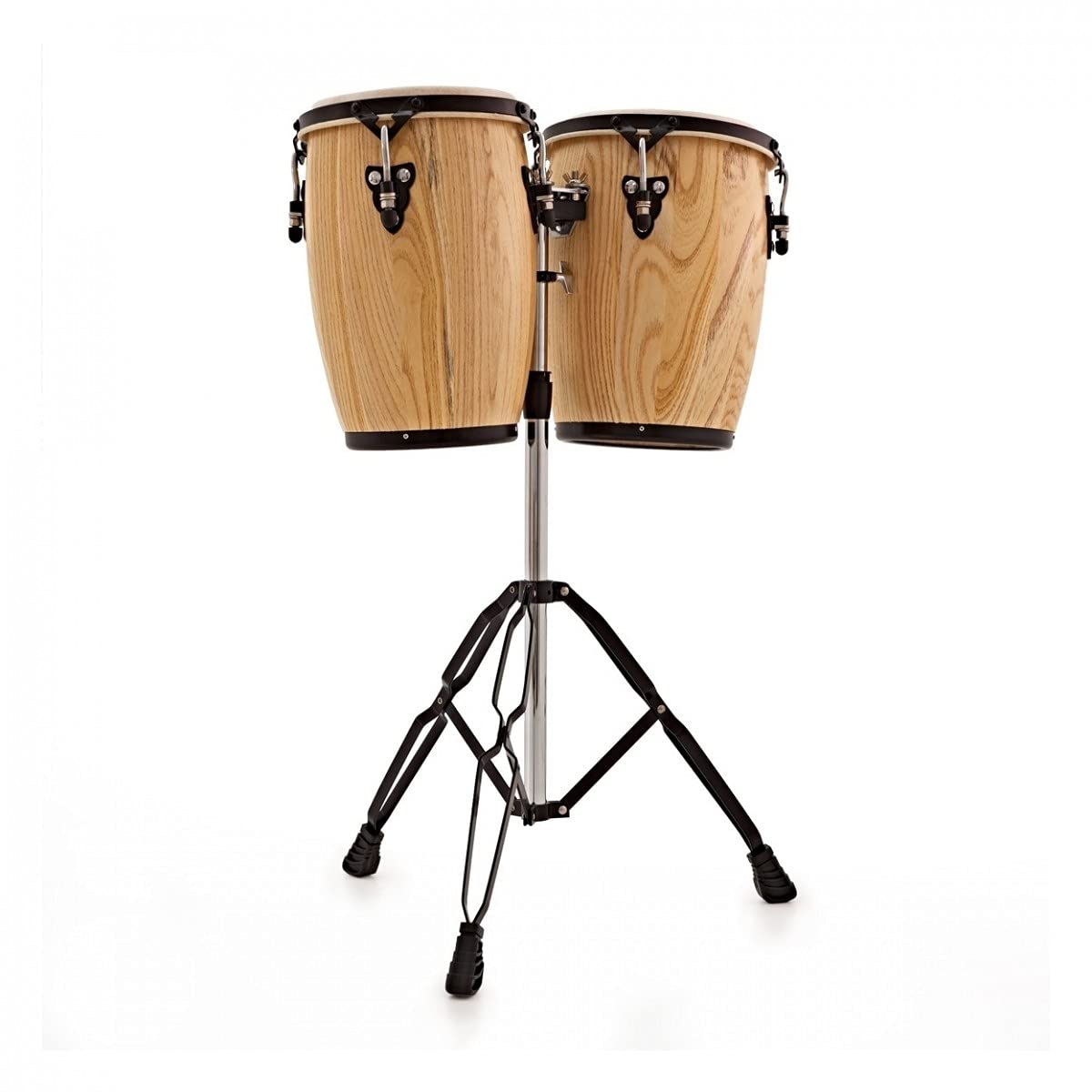 Mini Conga Drums Set Trommel mit Ständer von Gear4music 9" + 10"