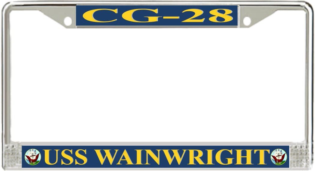 MilitaryBest USS Wainwright CG-28 License Plate Frame