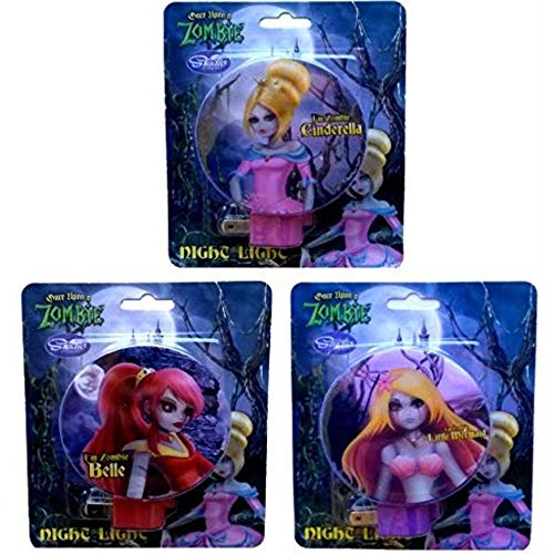 TriCoastal Once Upon a Zombie Night Light (Pack of 3)