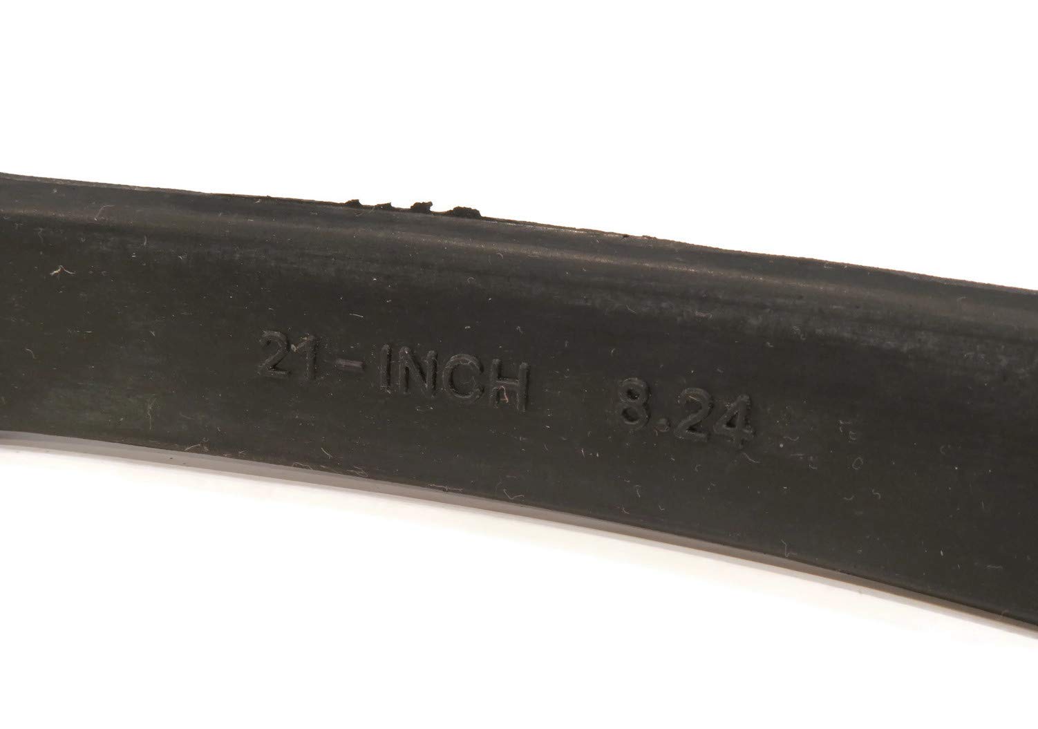 The ROP Shop Paquete de 10 correas de lona de goma negra de 21 pulgadas para corbata resistente al ozono UV