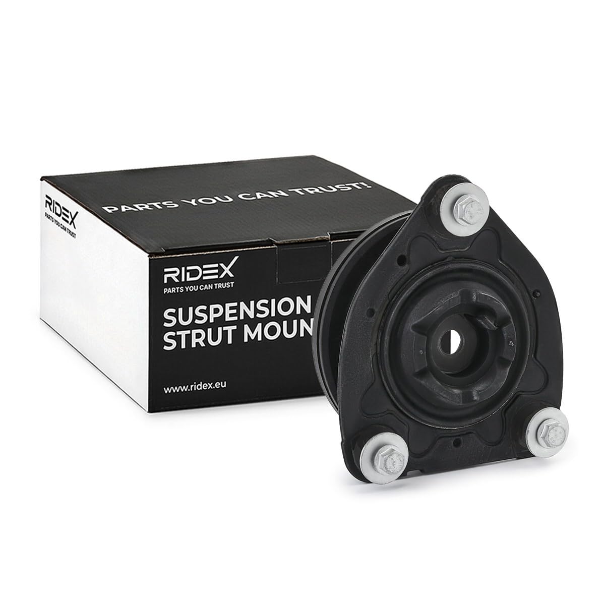 RIDEX 1180S1717 Coupelle d'amortisseur Avant Droite Avant Gauche avec support en caoutchouc avec kit de vis Compatible avec RENAULT Megane 3 3/5 portes BZ0/1
