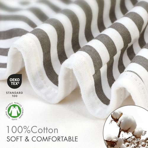 Image of GLLQUEN BABY Swaddles for Newborns 3-6 Months, Adjustable & Easy Fastener | 3-Pack, Organic Cotton Swaddle, Womb-Like Nursery Swaddling Blanket reduces startle reflex, soft and skin-friendly fabric