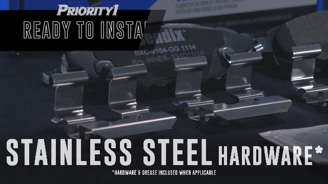 Amazon.com: Bendix Priority1 CFC914 Ceramic Front Brake Pads for