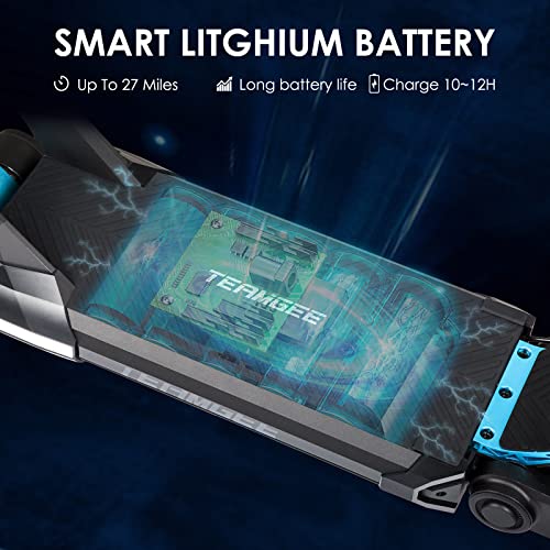 Electric Scooter Adults, 1200W Motor Electric Scooter, Up to 30 MPH & 28 Miles Long Range, 10.5" Off-Road Tires, HD LCD Touch Screen, Disc Braking, Foldable Commuting Fast E Scooter for Adult - Image 4