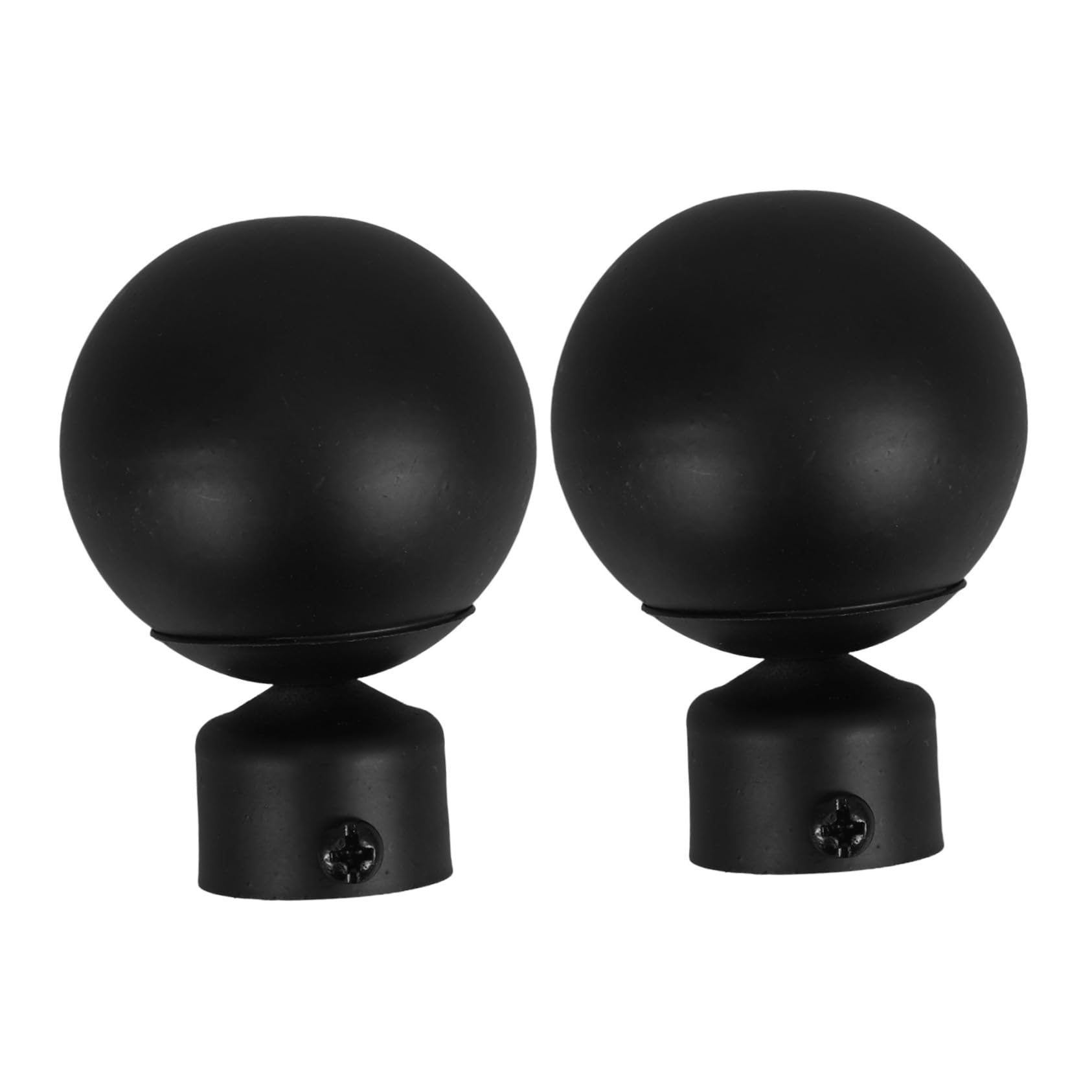 LIFKOME 2pcs Curtain Rod Caps Decorative End Caps for Curtain Rods Elegant Finials for Decor Easy Installation Design