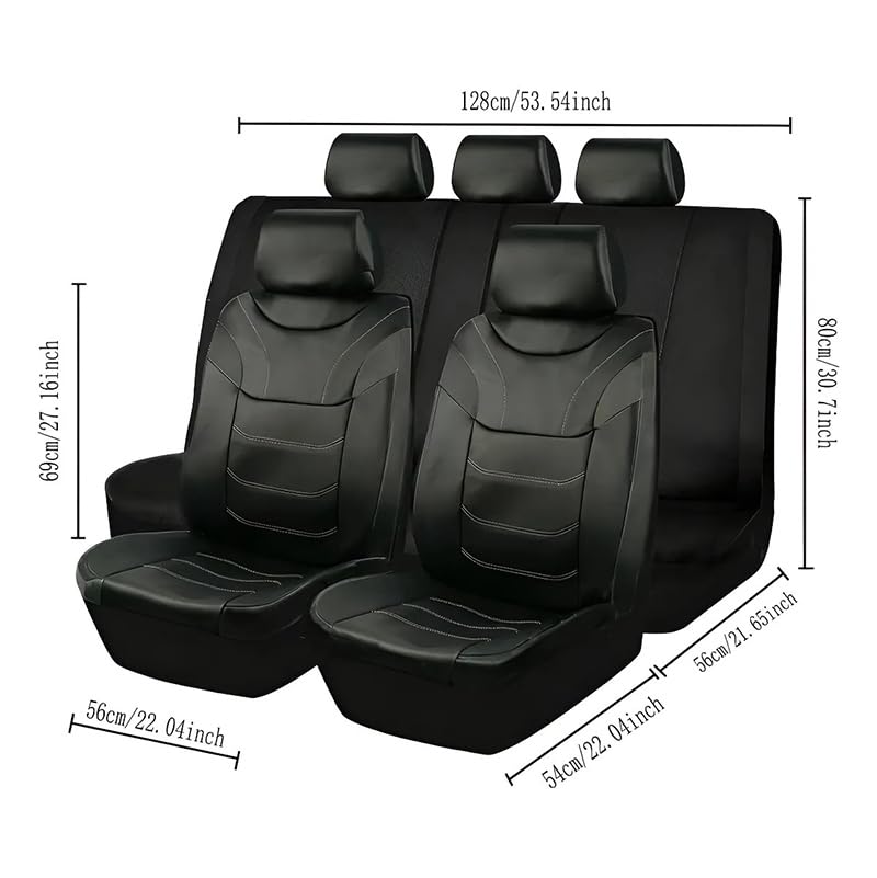 Asientos Fundas Asientos Coche Cuero,para Jeep Cherokee River(KJ) Impermeables Juegos De Cubreasientos Interior Accesorios