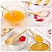 Bezall 5Pcs Small Wooden Spoons, 5 inches Mini Wood Soup Salt Tasting Spoons Honey Teaspoons for Condiment Coffee Tea Sugar Jam