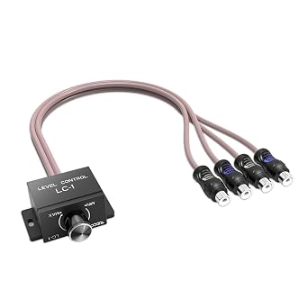 Recoil LC1 Universal RCA Level Controller Car Audio Amplifier Gian Level Bass Boost Volume Control Knob