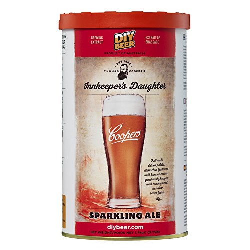 Coopers 828 Inkeeper's Daughter Sparkling Ale Homebrewing Hopped Malt Extract Thomas Inkeeprs Brew Can, 5 gallons
