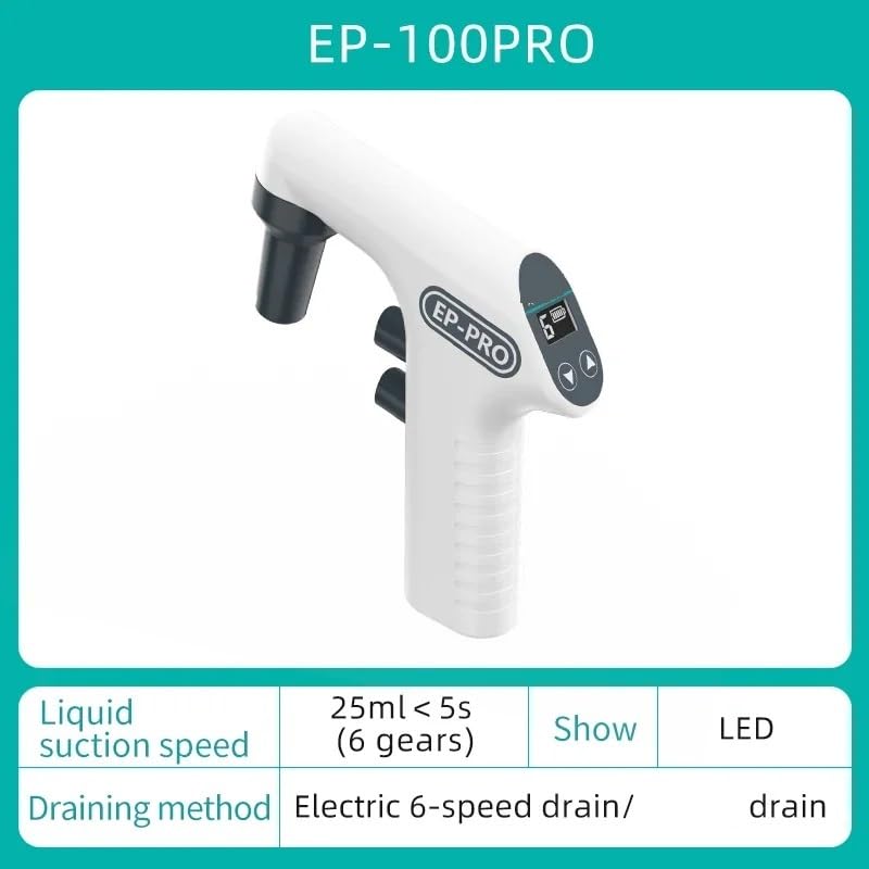 Pipeta Controlador de pipeta eléctrico Pipeta automática de gran volumen Equipo de laboratorio Bomba de pipeta electrónica